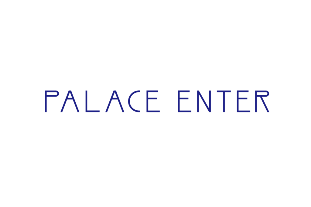 『PALACE ENTER』ロゴ・名刺